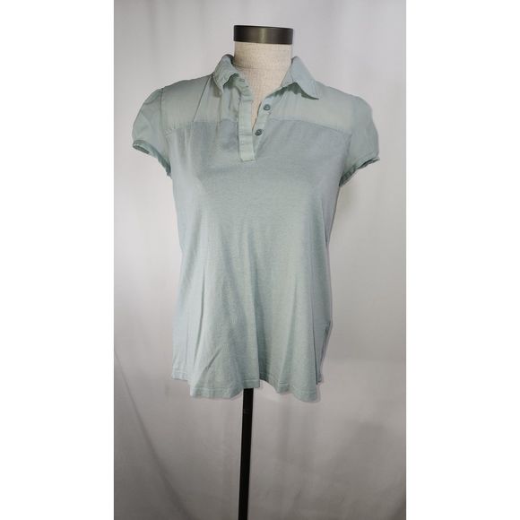 Banana Republic light green short sleeve collared shirt size small - Picture 1 of 6